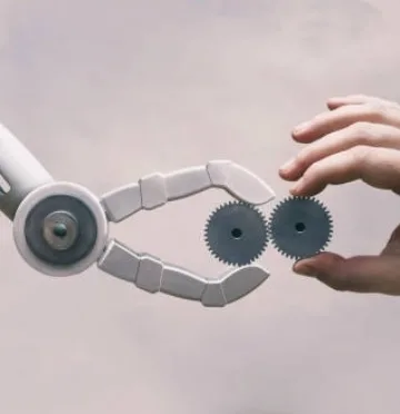 Robot met hand